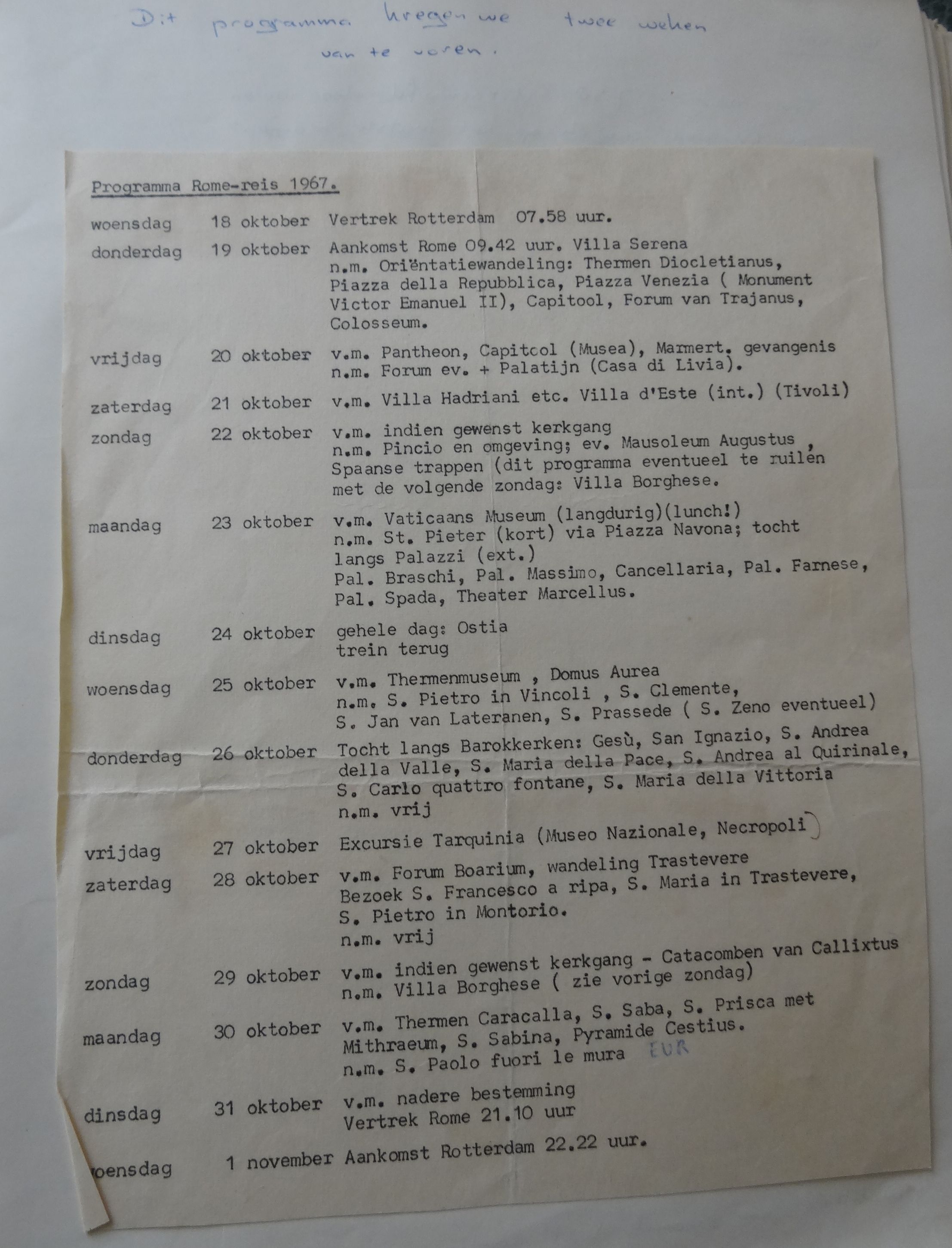 GYMNASIUM ERASMIANUM - ROMA