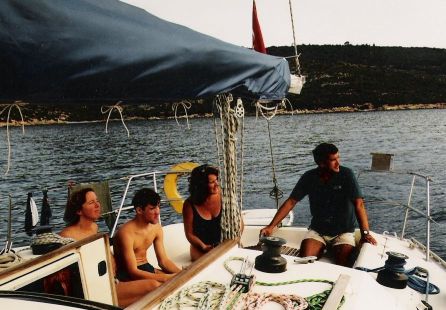 LENNY&COSKUN met JEANNETTE&familie in de GULLUK BAAI